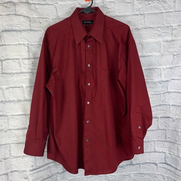 Axcess men button down dress shirt w/front pockets sz 17 32-33 - Picture 1 of 8